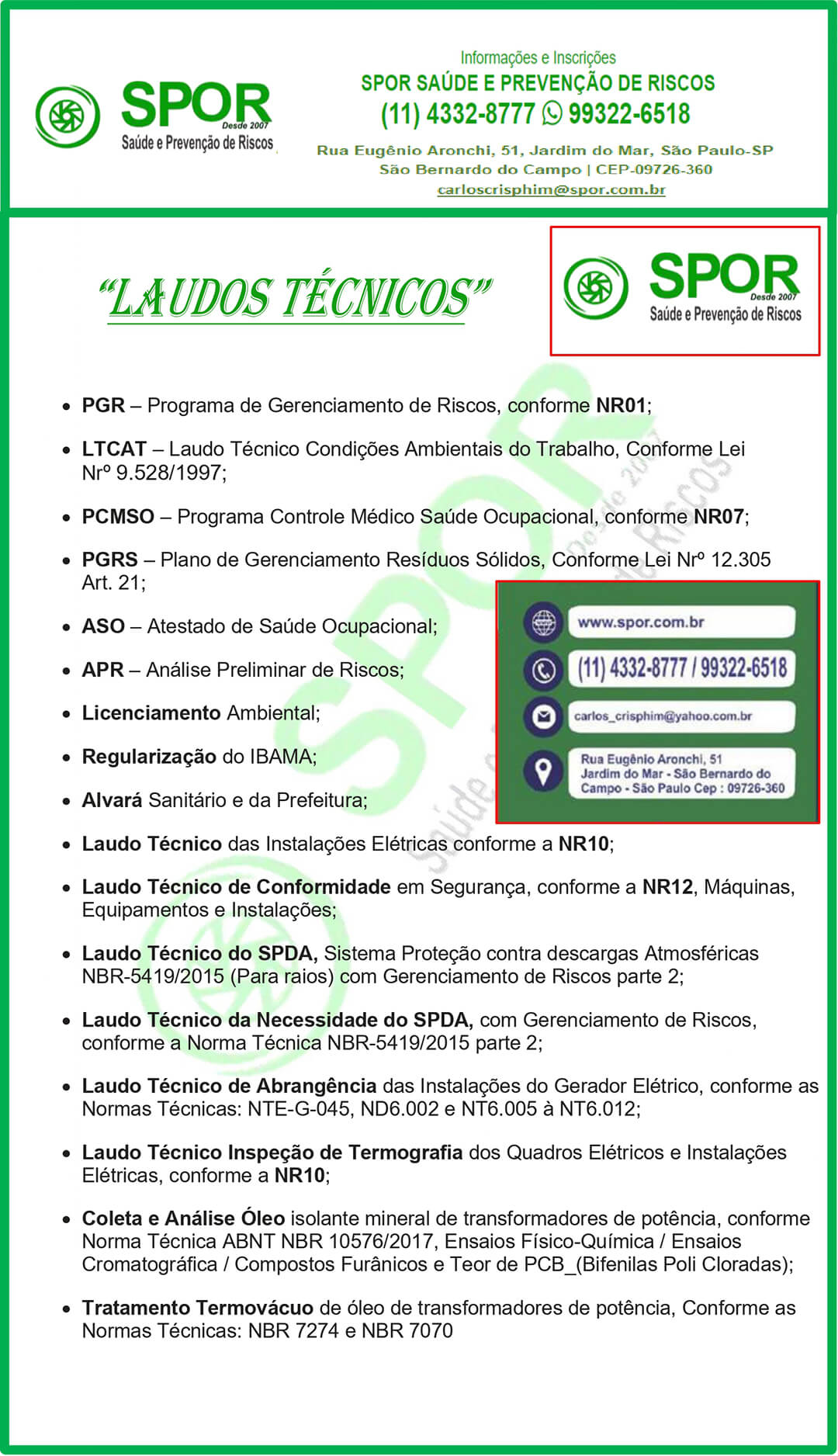 Laudos Técnicos