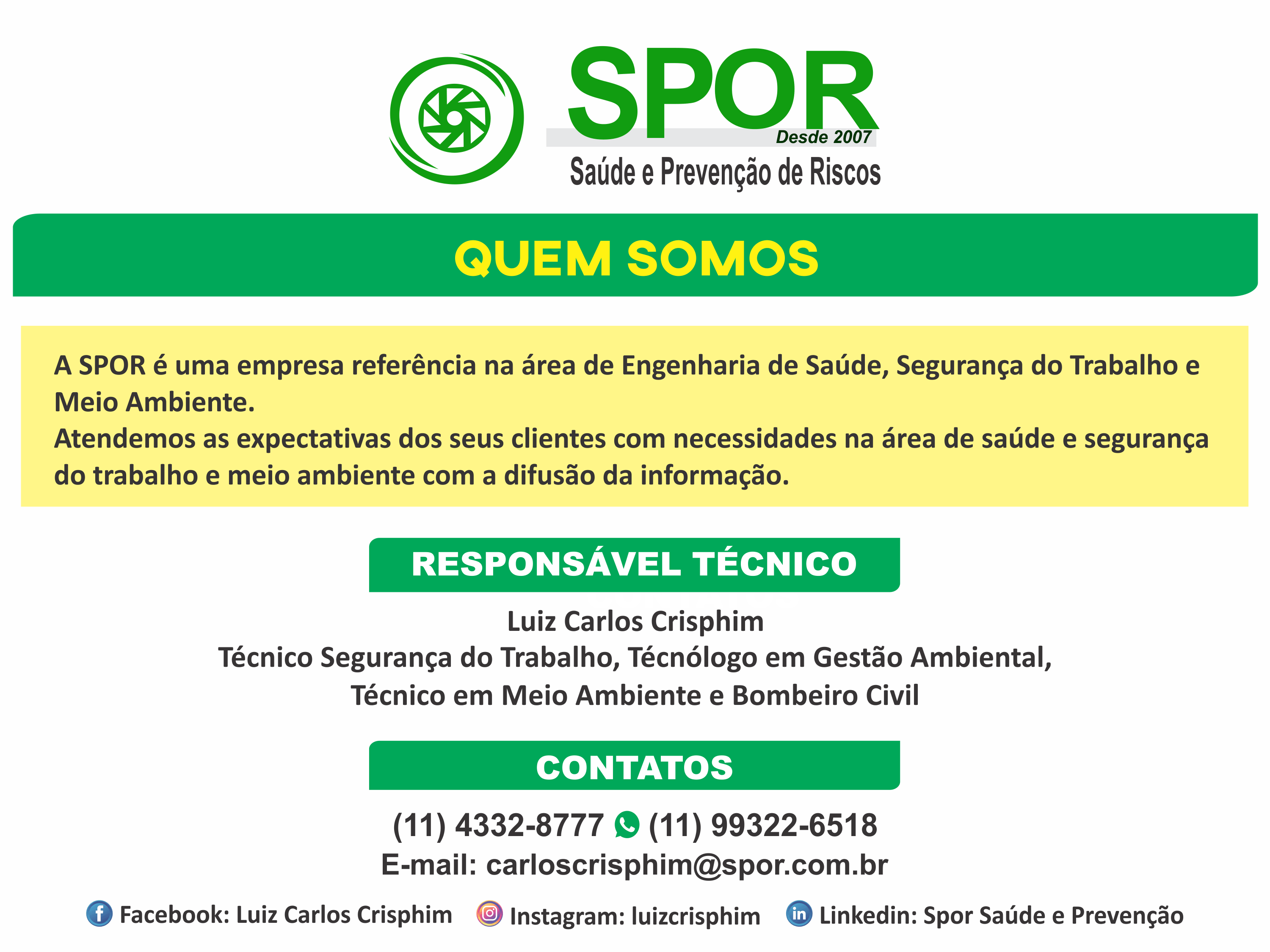 Recarga e manutenção